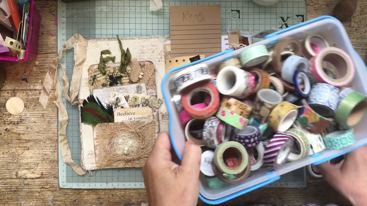 Filling & decorating a blank Junk Journal #1