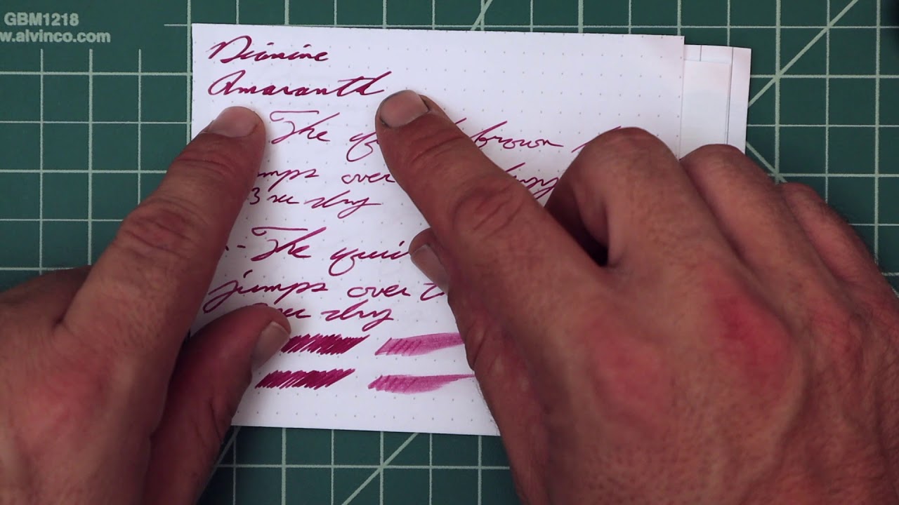 Diamine Amaranth Fountain Pen Ink #fountainpenink #fountainpens