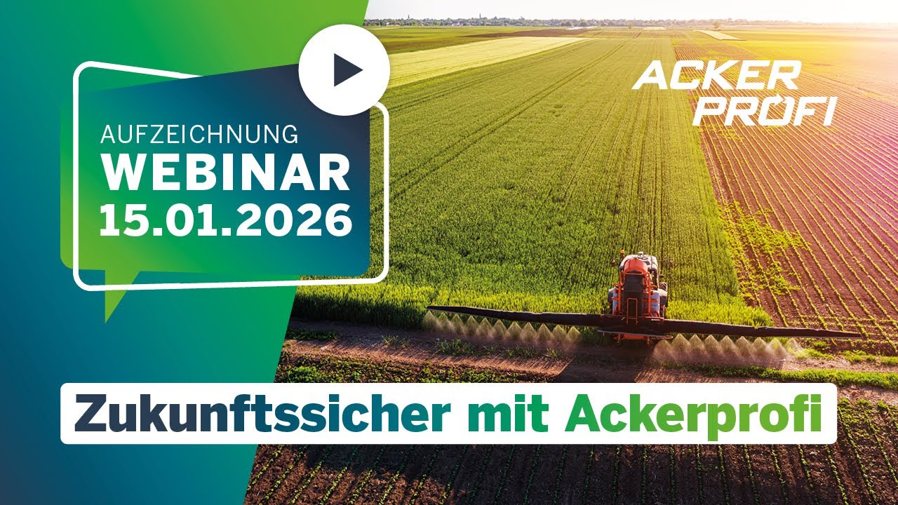 Webinar »Zukunftssicher mit Ackerprofi«