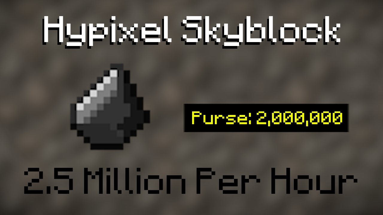 Make 2.5 Million COINS PER HOUR! | Hypixel Skyblock