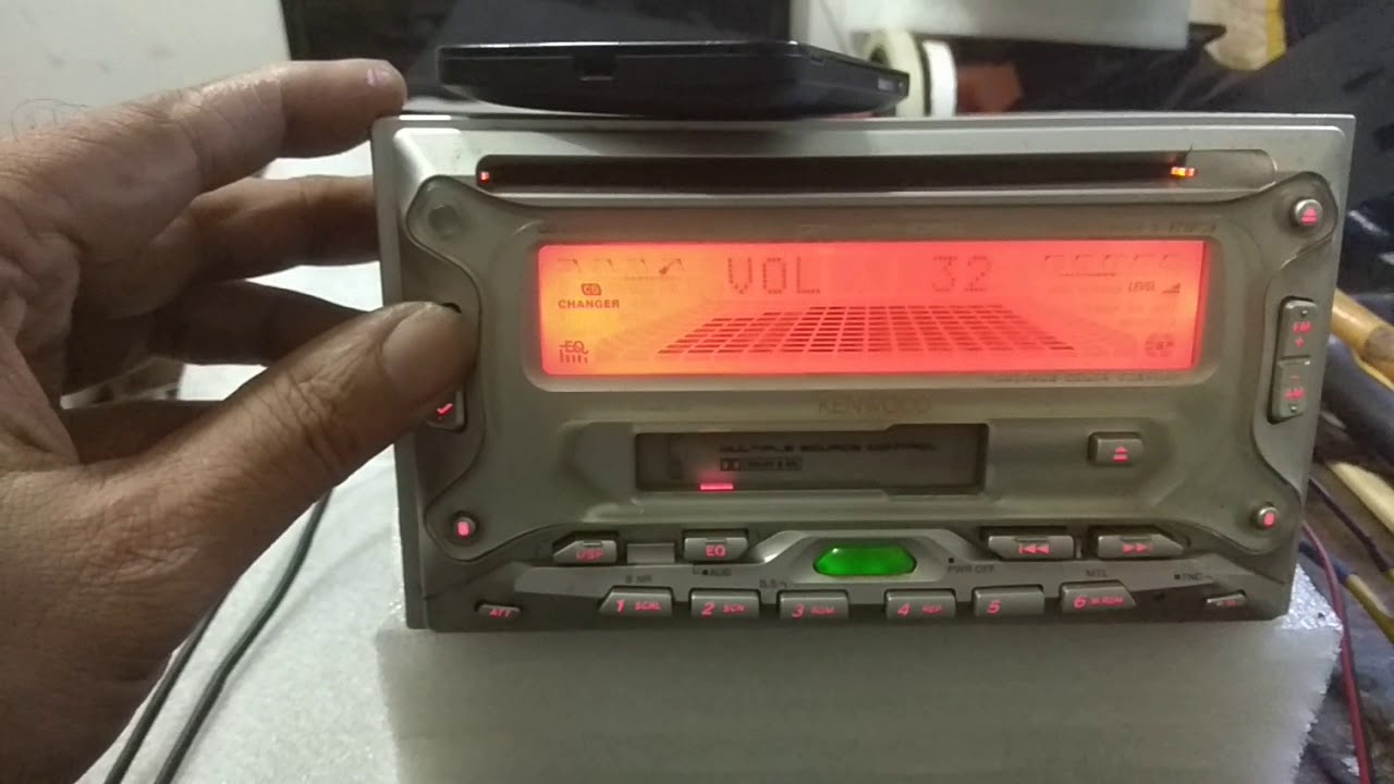 Test Kabel AUX adapter via port CD changer Kenwood DPX-MP4050