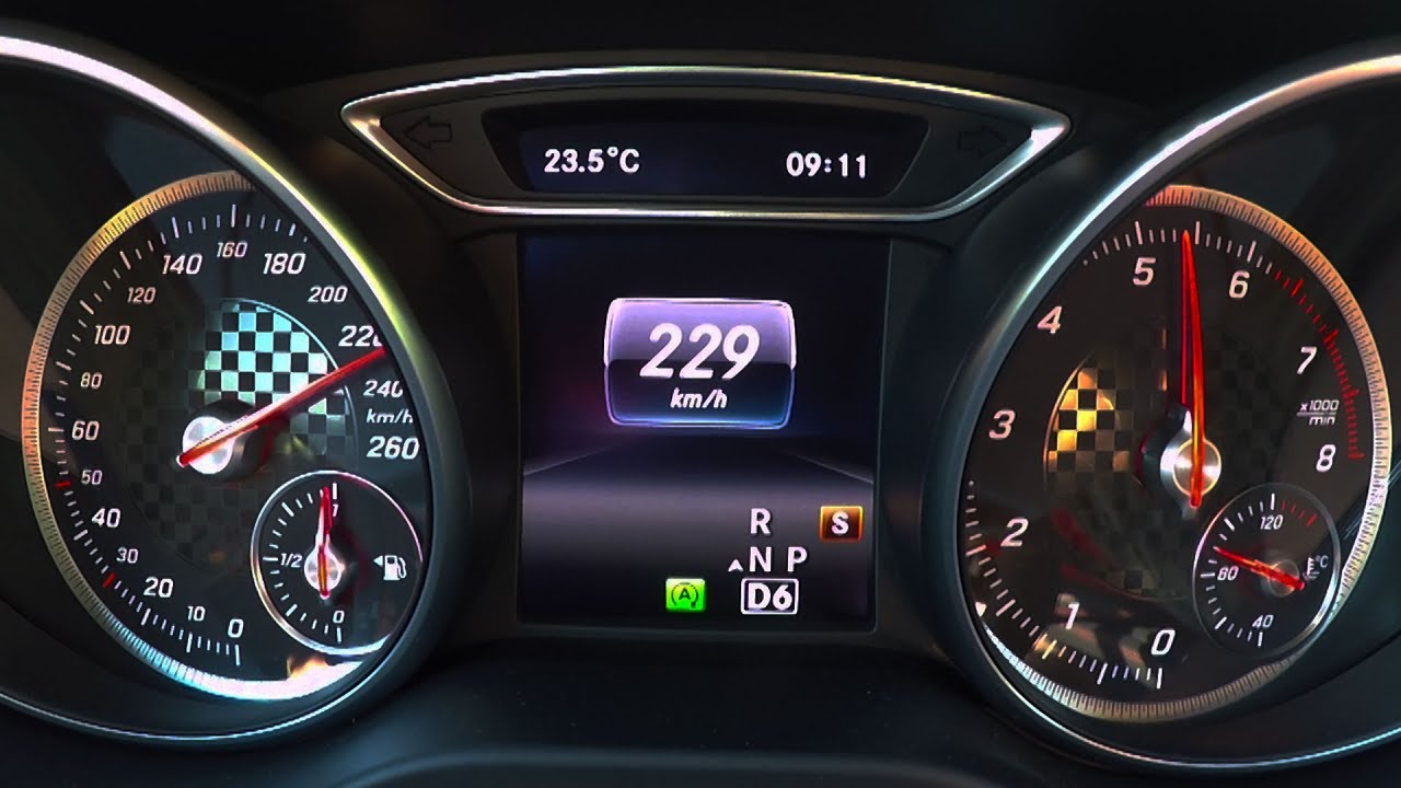 2017 Mercedes-Benz A 250 Sport 4MATIC (W176 MoPf) - 0-100 km/h 0-60 mph Tachovideo Beschleunigung