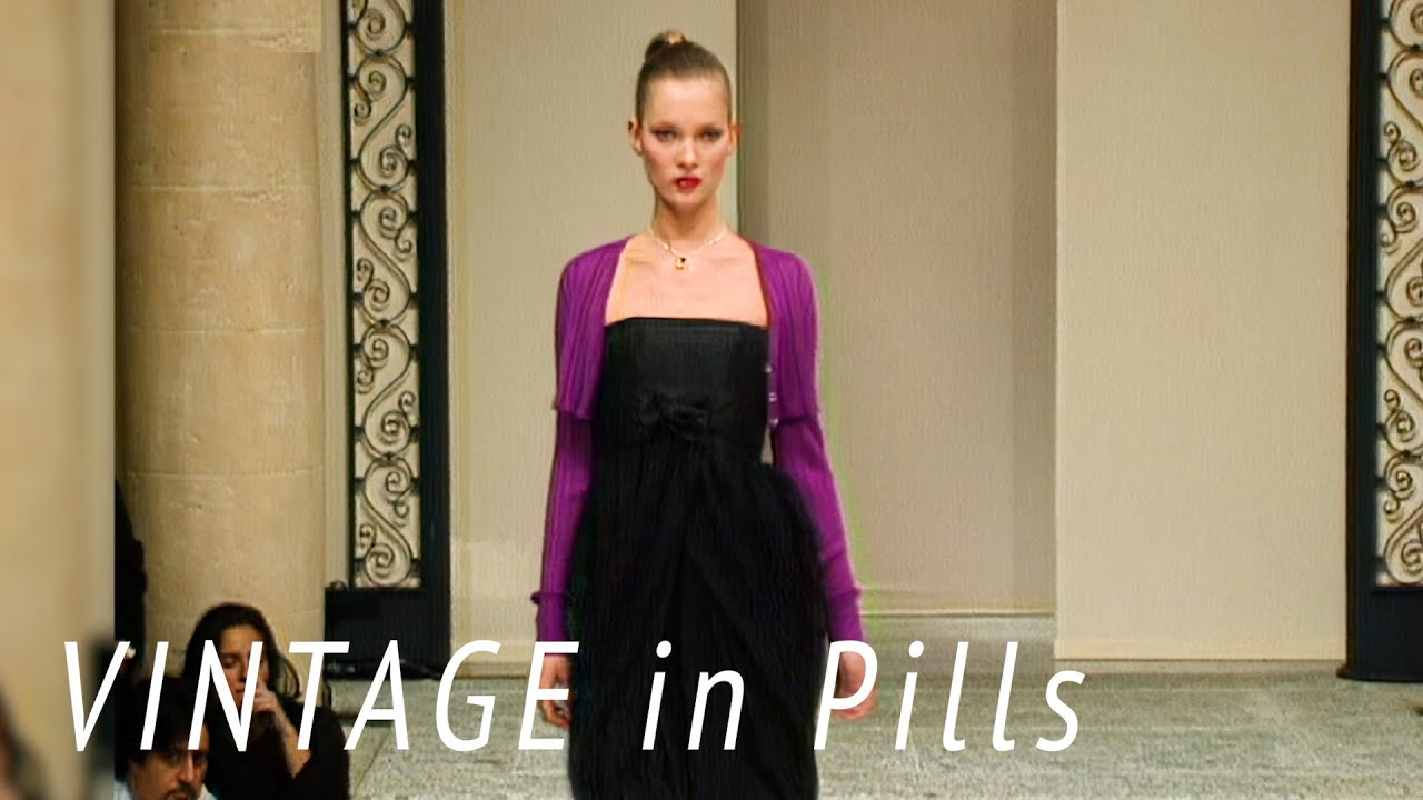 Vintage in Pills ALBERTA FERRETTI Spring 1995 Milan - Fashion Channel