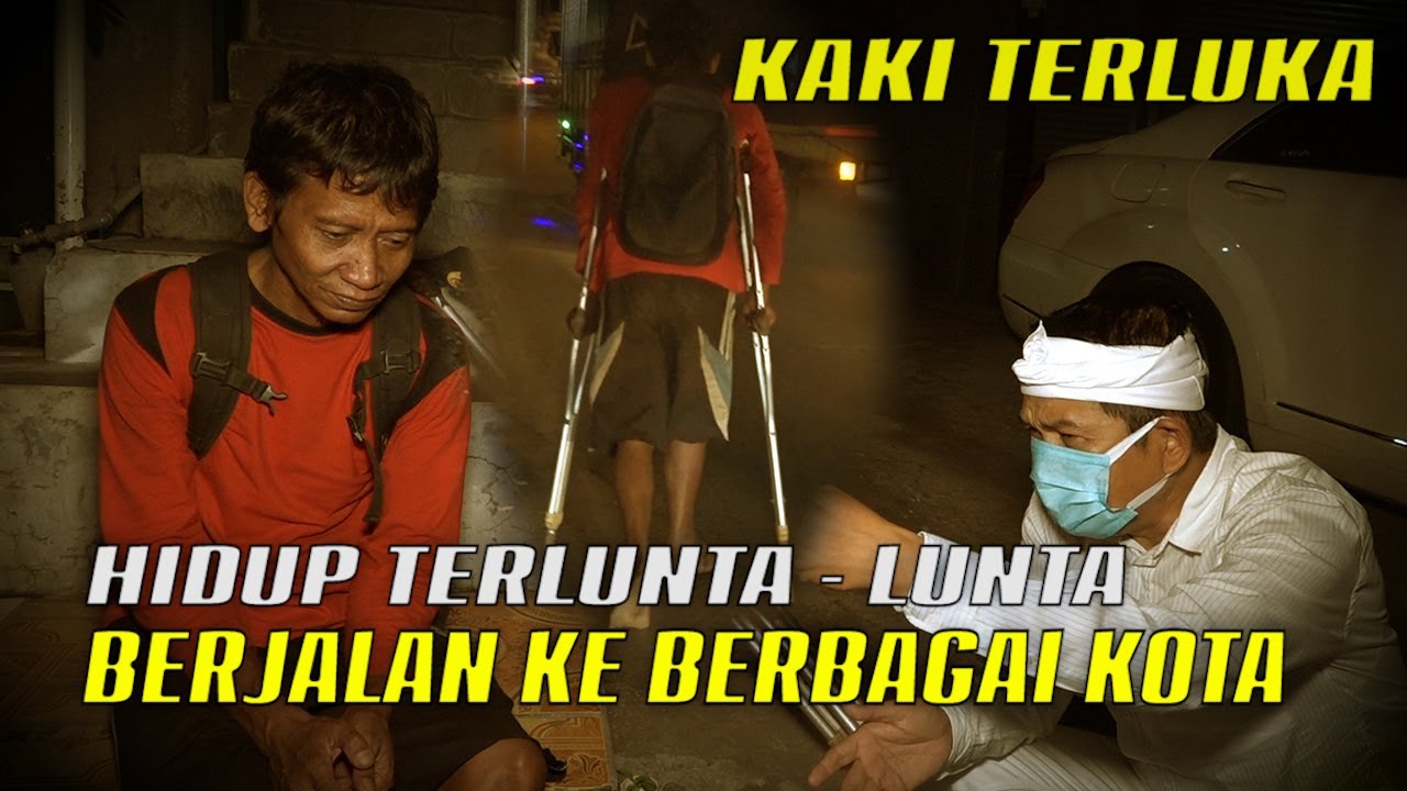 MANG USMAN KAKINYA REMUK KECELAKAAN HIDUP TERLUNTA-LUNTA SUSURI JLN SUBANG-PURWAKARTA HINGGA BANDUNG