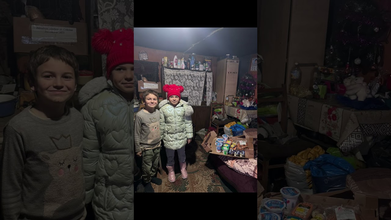 E bucuros că a primit iaurt