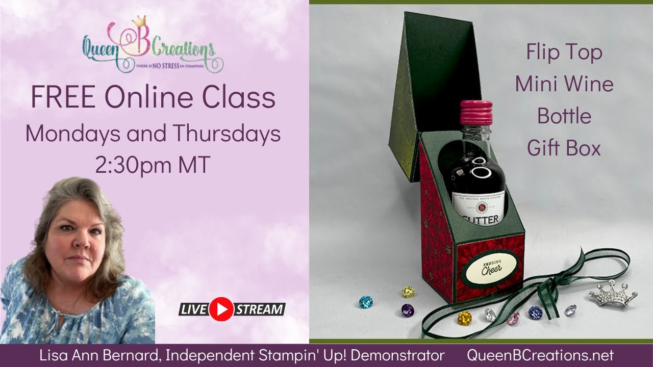 👑 Flip Top Small Wine Bottle Gift Box