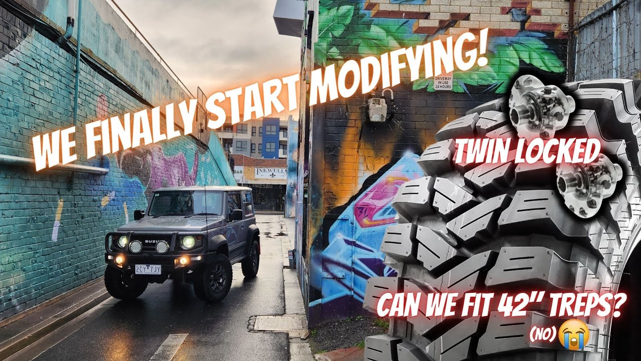 JB74 Jimny twin locked and reduction gears - we finally start modifying Pedro!
