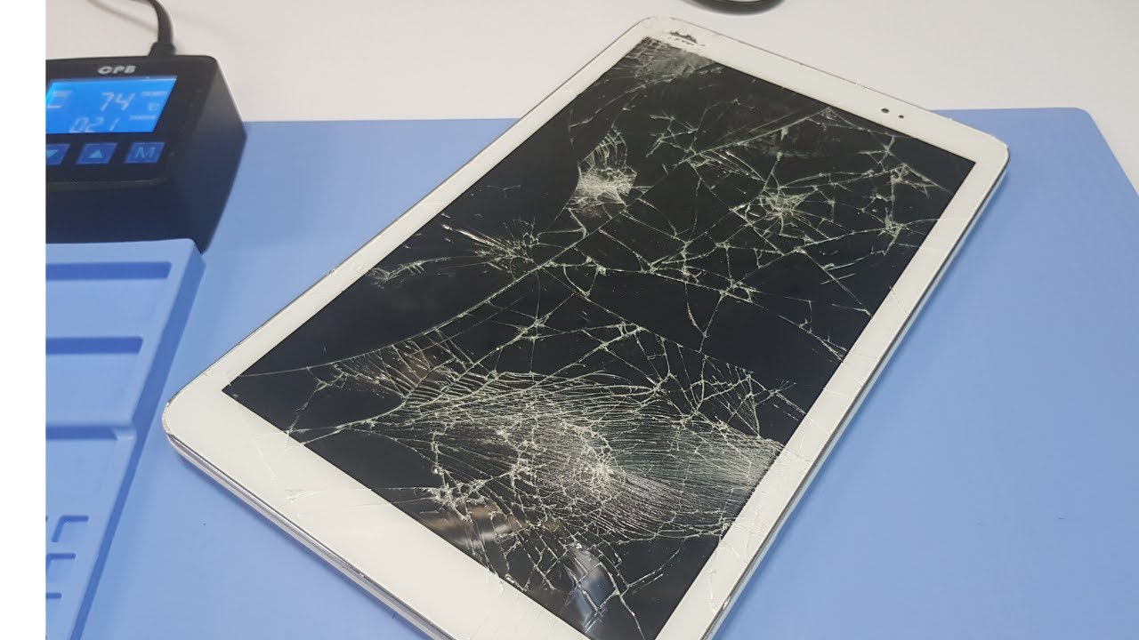 Huawei Mediapad T1 Disassembly Restoration Touch crushed