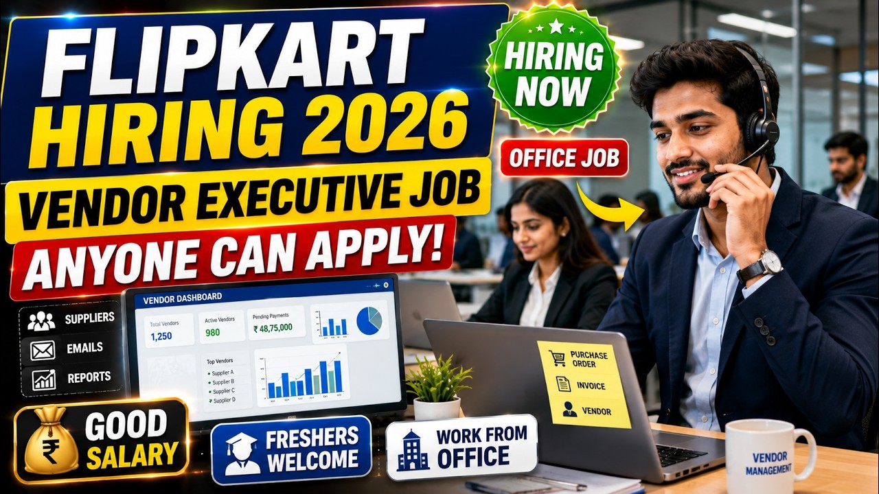 Flipkart Recruitment 2026 | Freshers & Experienced Can Apply | Latest Private Jobs 2026