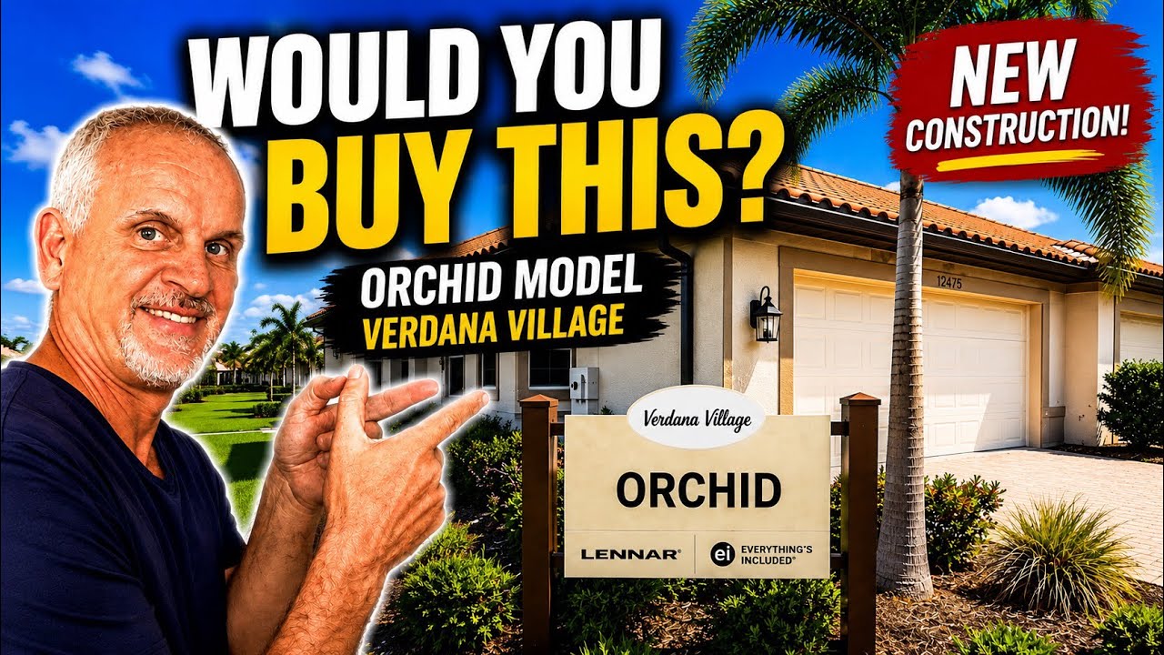 Verdana Village Orchid Model Tour | Lennar New Construction in Estero, Florida