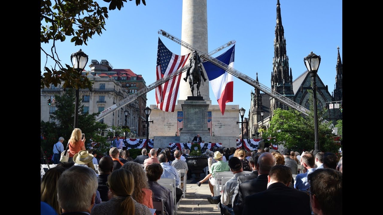 Lafayette Statue Groundbreaking 2017 Centennial Commemoration