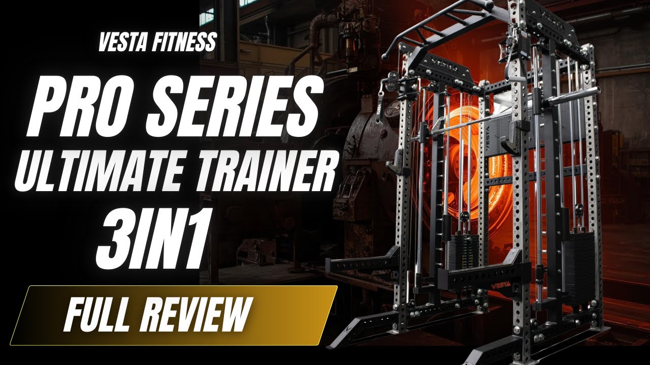 Обзор стойки Vesta Fitness Pro Series 3-в-1 Ultimate с тренажером Смита!