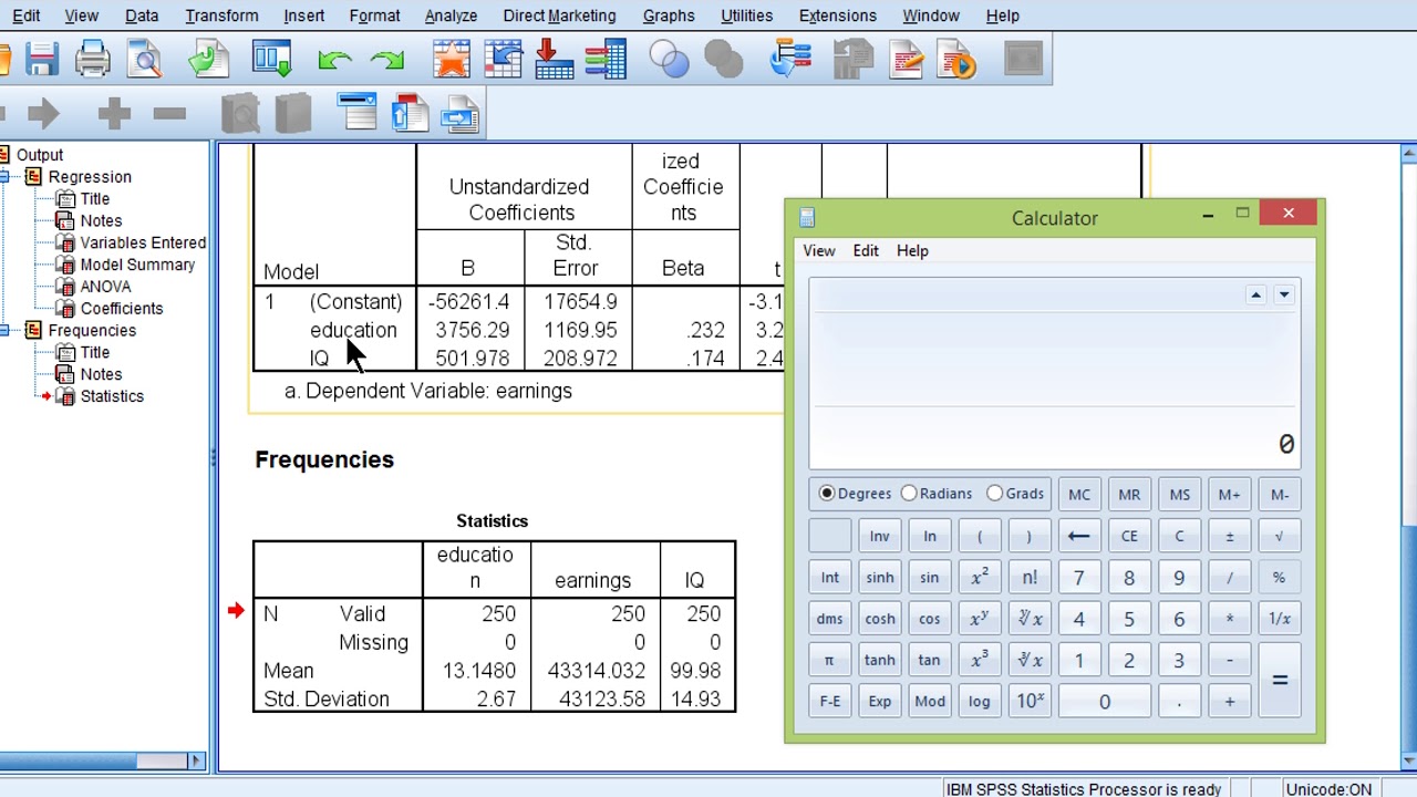 V14.2 - How to interpret a standardized beta weight