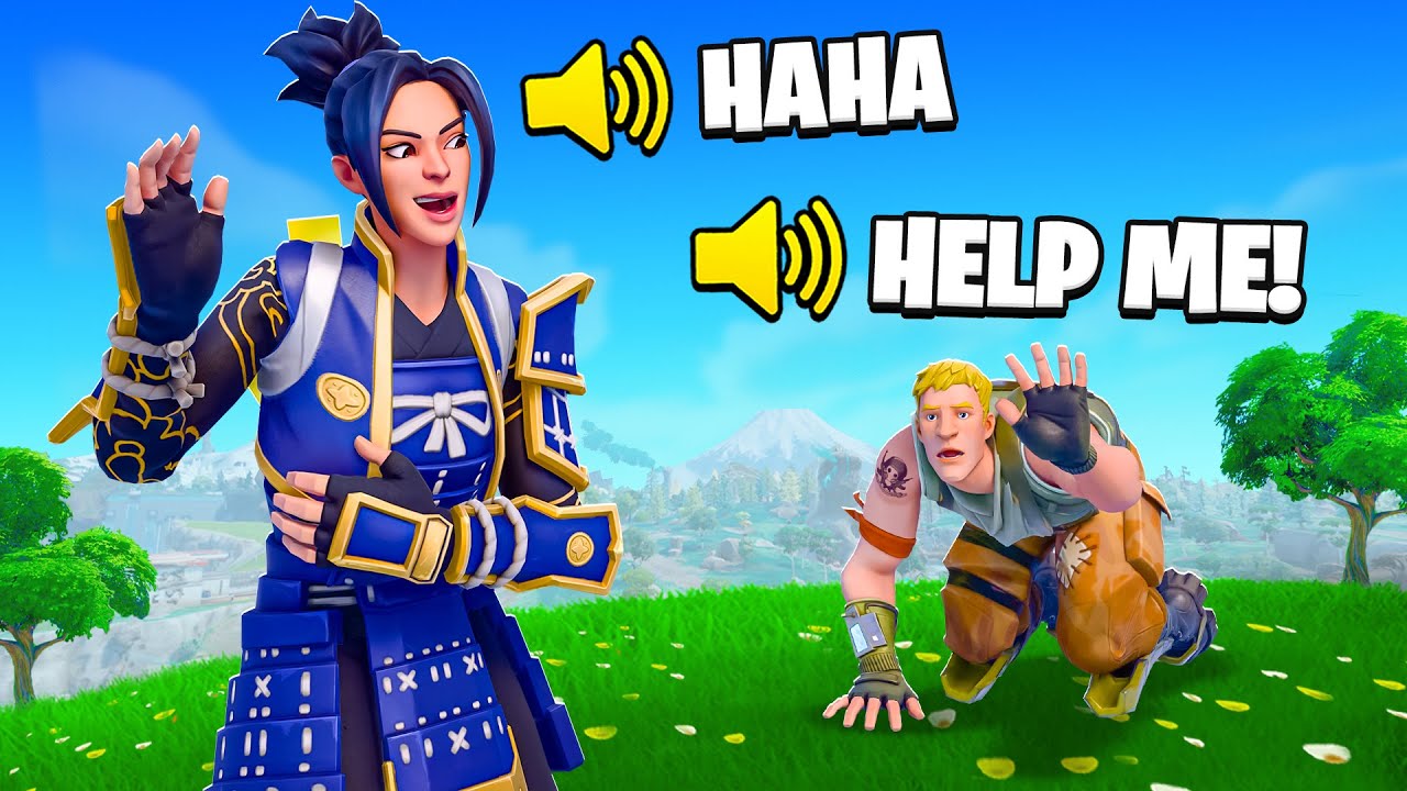 Trolling With Fortnite's Proximity Chat..