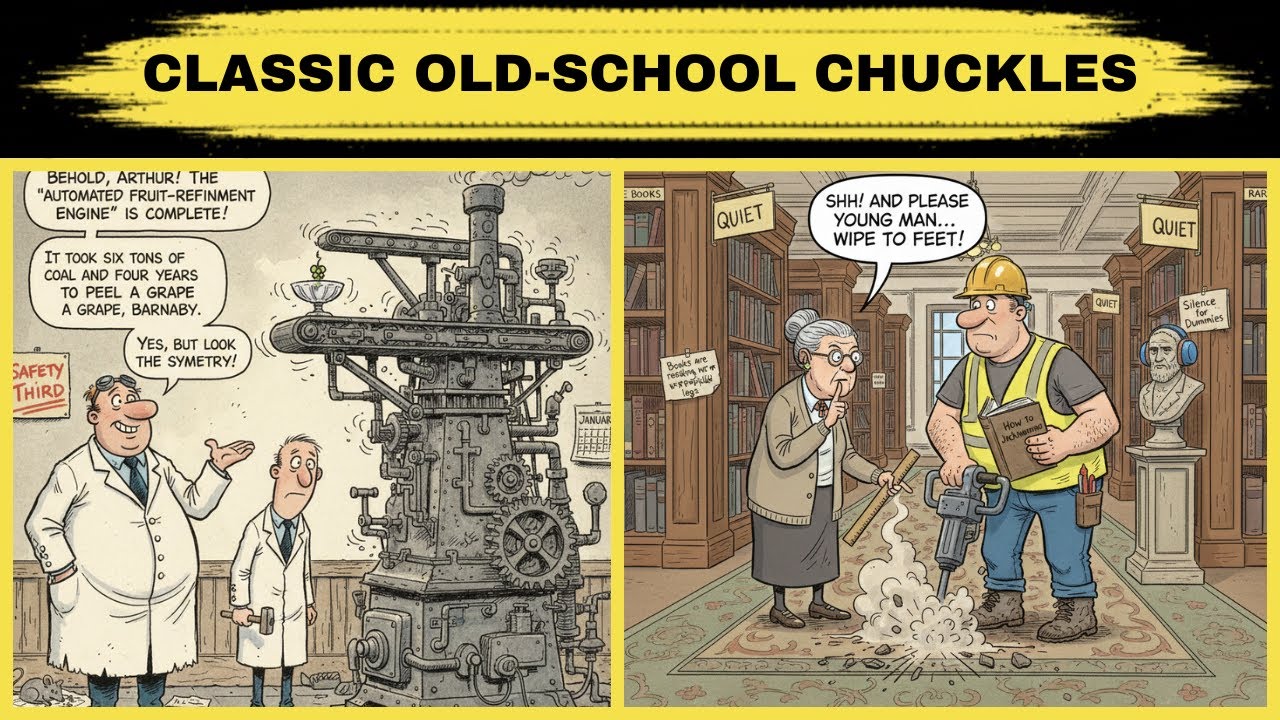 Classic Old-School Chuckles You Can’t Stop Laughing At 😂 | A Warm Cartoon Humor Compilation