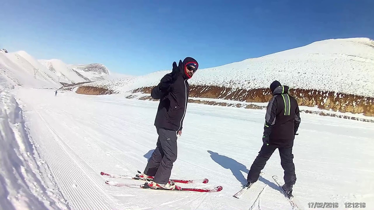 Paland&ouml;ken Kayak Merkezi - G&uuml;ney Pisti Pistin dışında kaymak (17.02.2019)