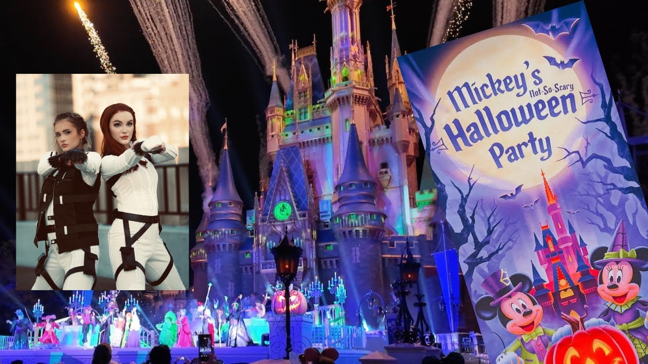 Opening Night of Mickey's Not So Scary Halloween Party | Black Widow & Yelena | Boo To You Parade