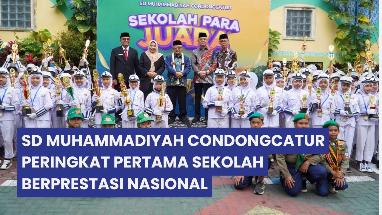 SD Muhammadiyah Condongcatur Peringkat Pertama Sekolah Berprestasi Nasional, Cetak 523 Prestasi