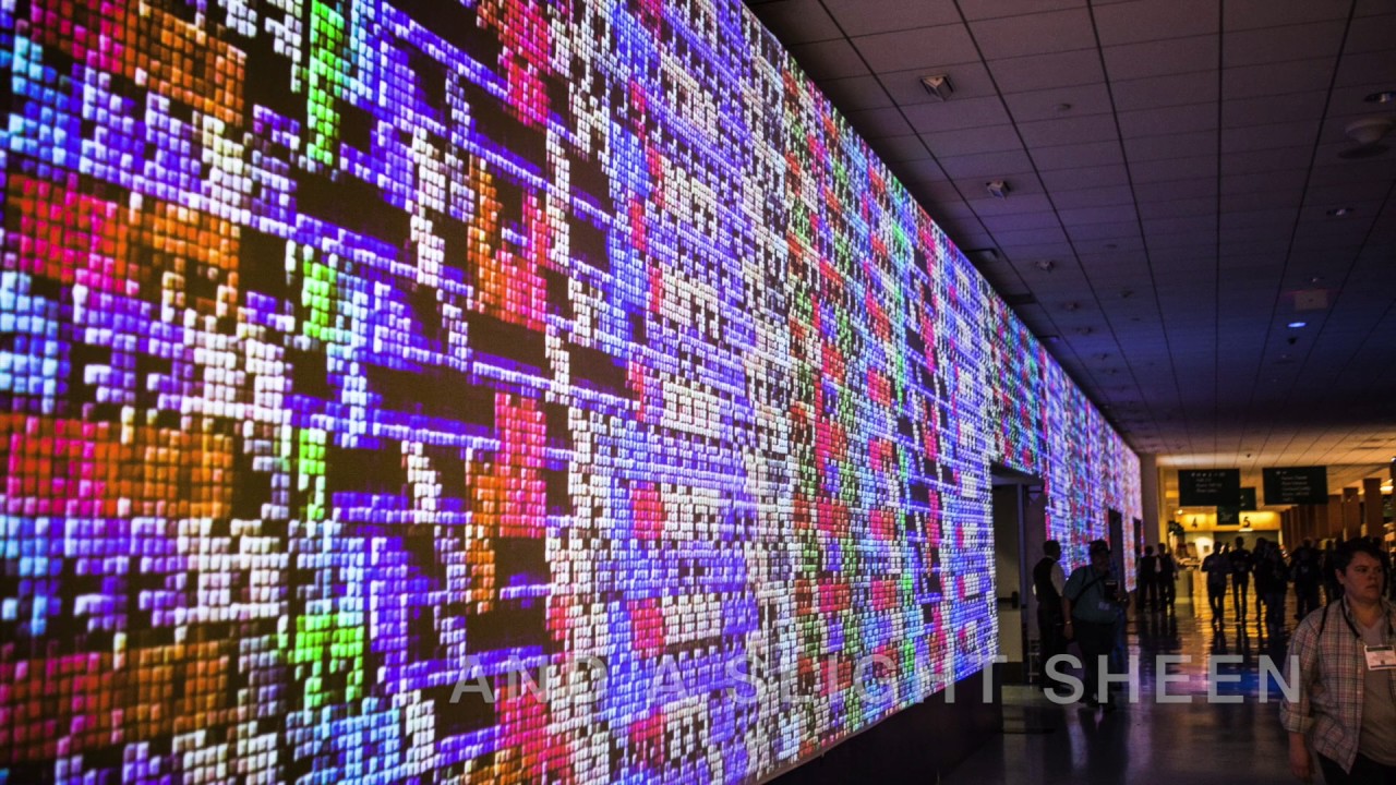 ULTRABRITE WIDE WIDTH PROJECTION FABRIC AT USITT