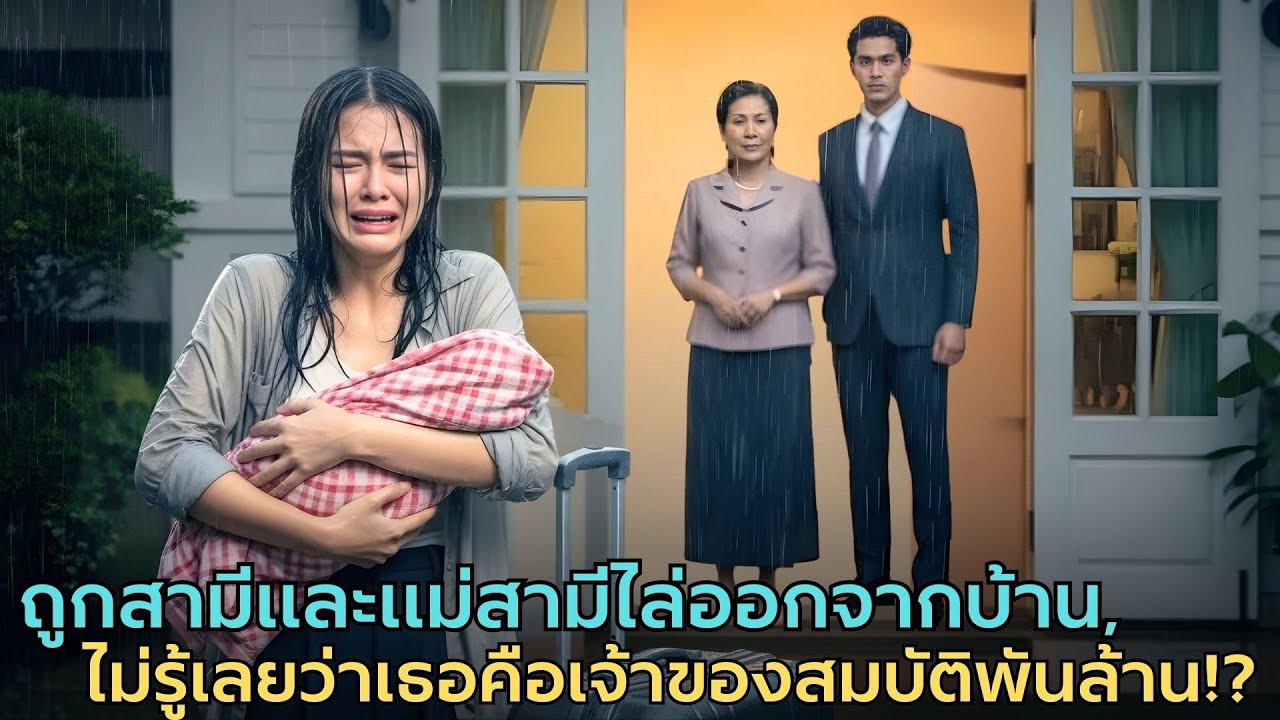 ถูกสามีและแม่สามีไล่ออกบ้าน—ไม่รู้เลยว่าเธอคือทายาทมรดกพันล้าน! | สามีทรยศ
