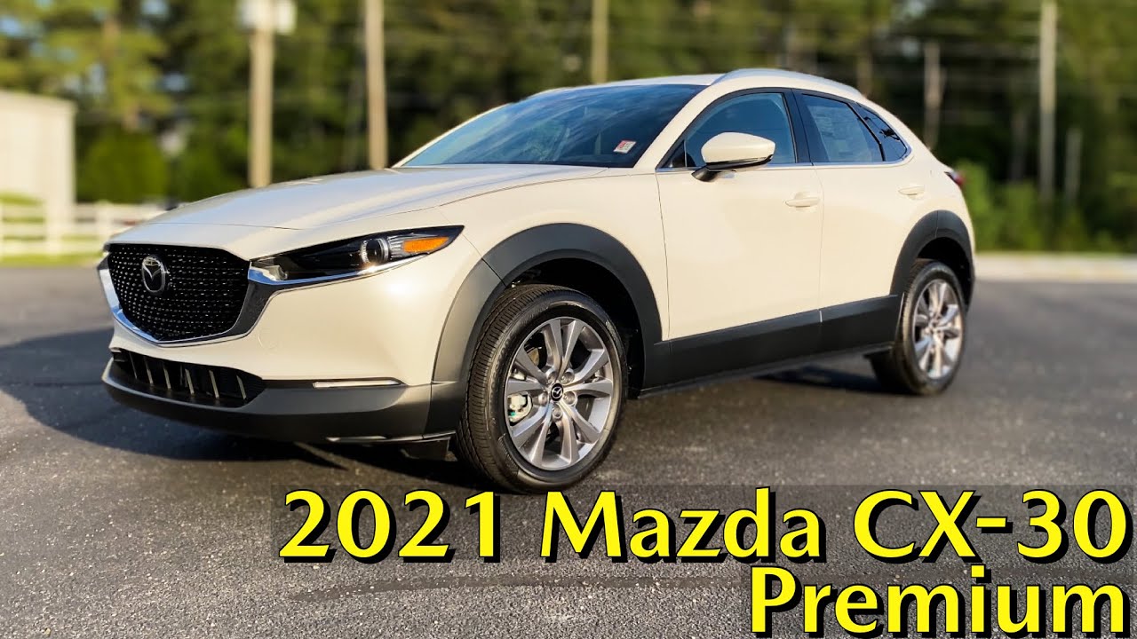 First Look | 2021 Mazda CX-30 Premium Package in Snowflake White Pearl