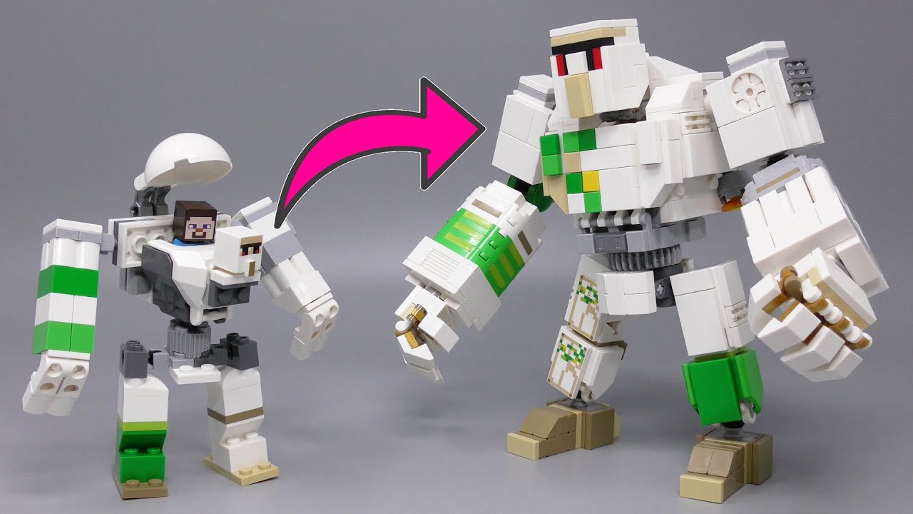 Excessively Upgrading My Son's Minecraft IronGolem Mech