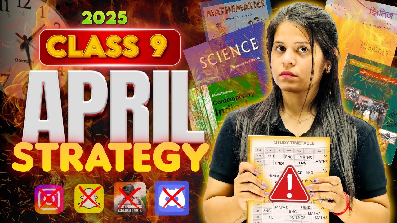 Starting Class 9th from 9 April? | Strategy To Score 95% | Mansi Ma'am