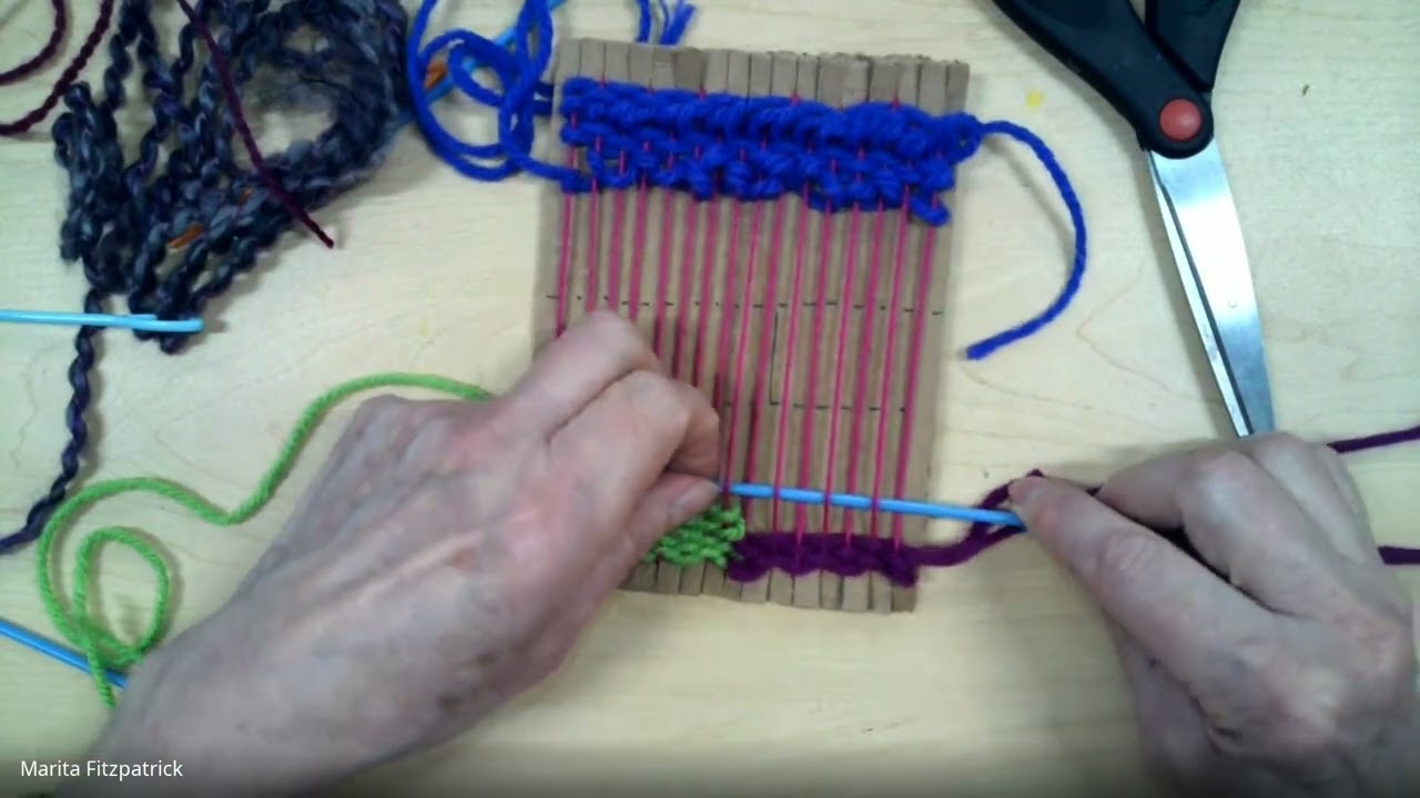 Weaving: discontinuous weft technique