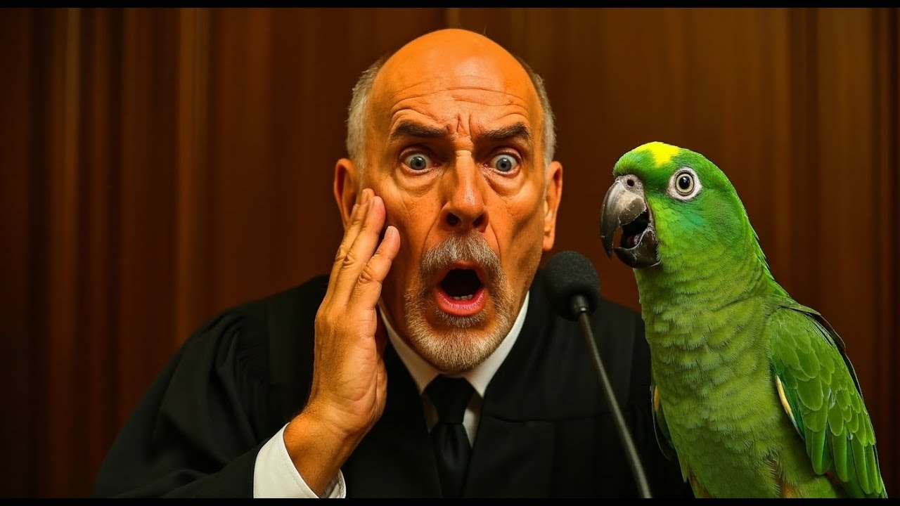 Parrot Interrupts Judge and Screams What He Reveals shocked the Judge and attenders..