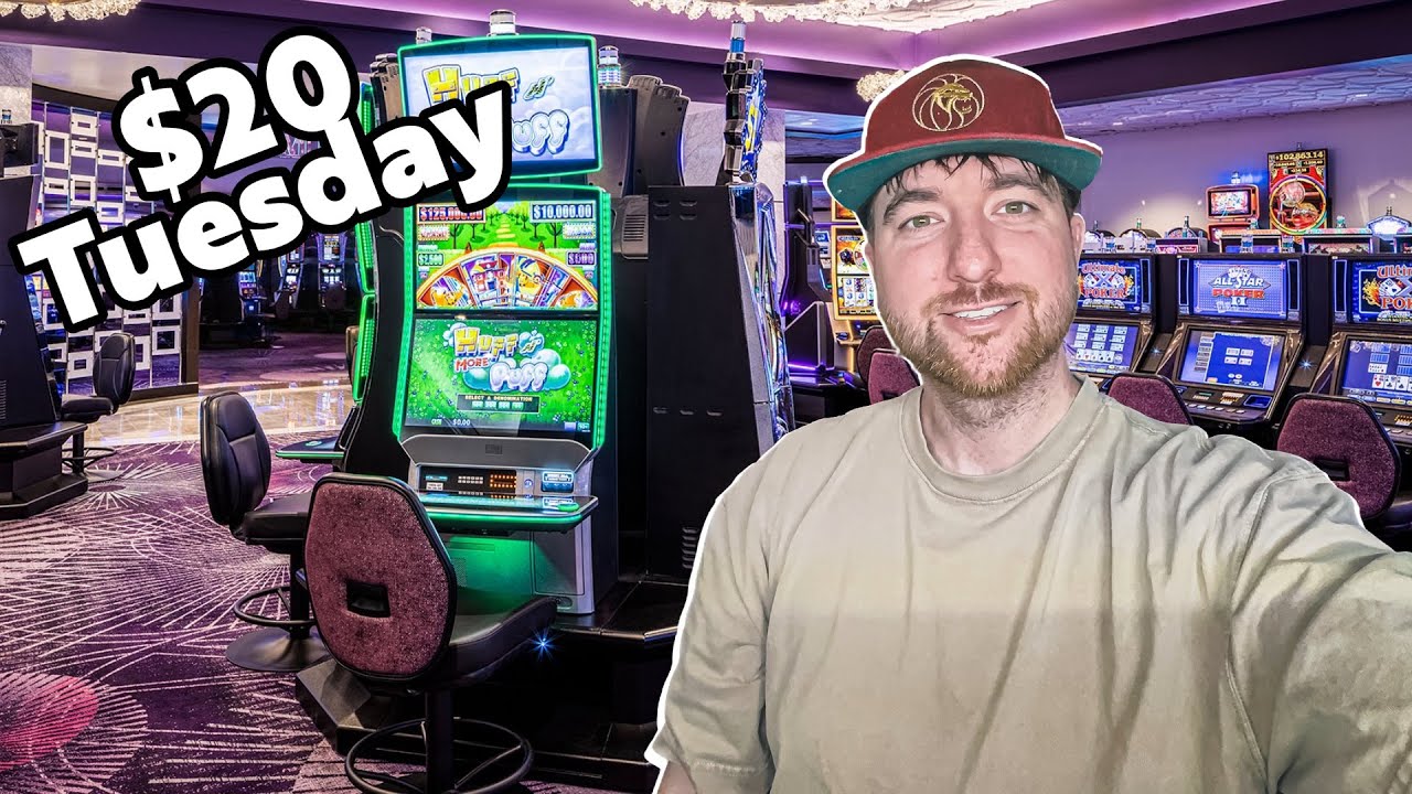 Putting $20 in 5 Slot Machines at Harrahs Las Vegas