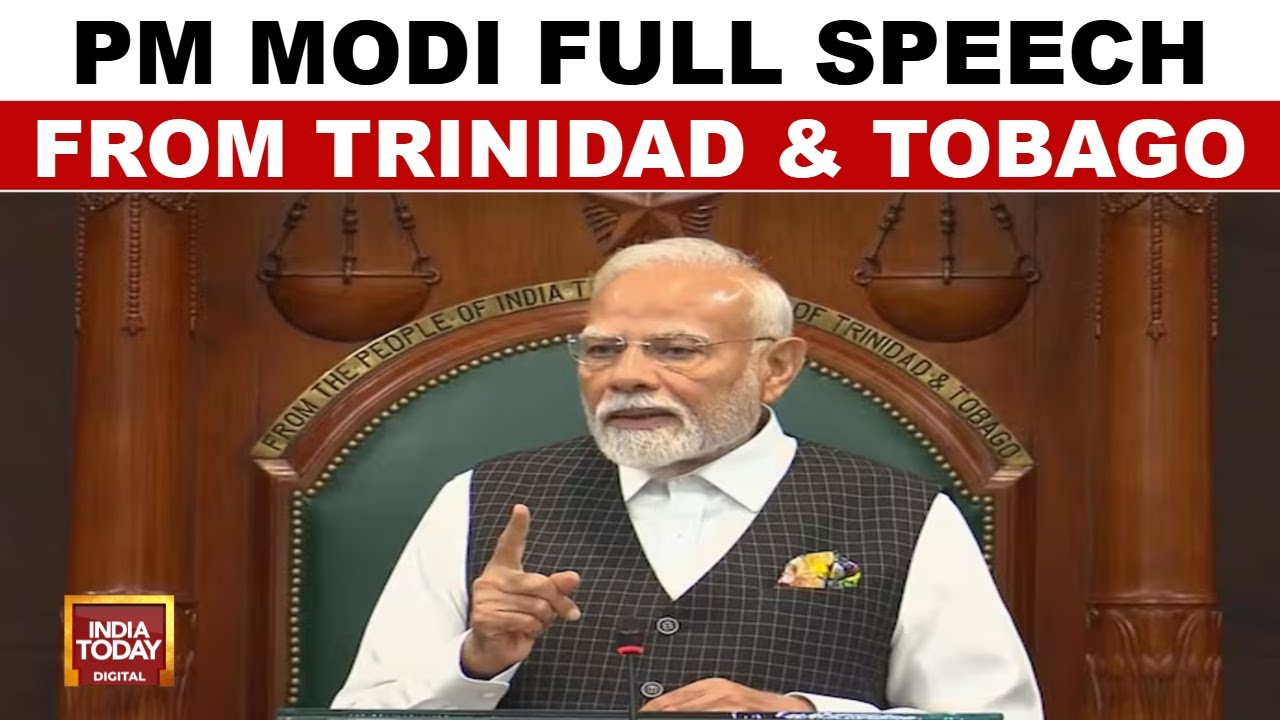 PM Modi's Full Speech: PM Narendra Modi Addresses The Parliament Of Trinidad And Tobago |India Today