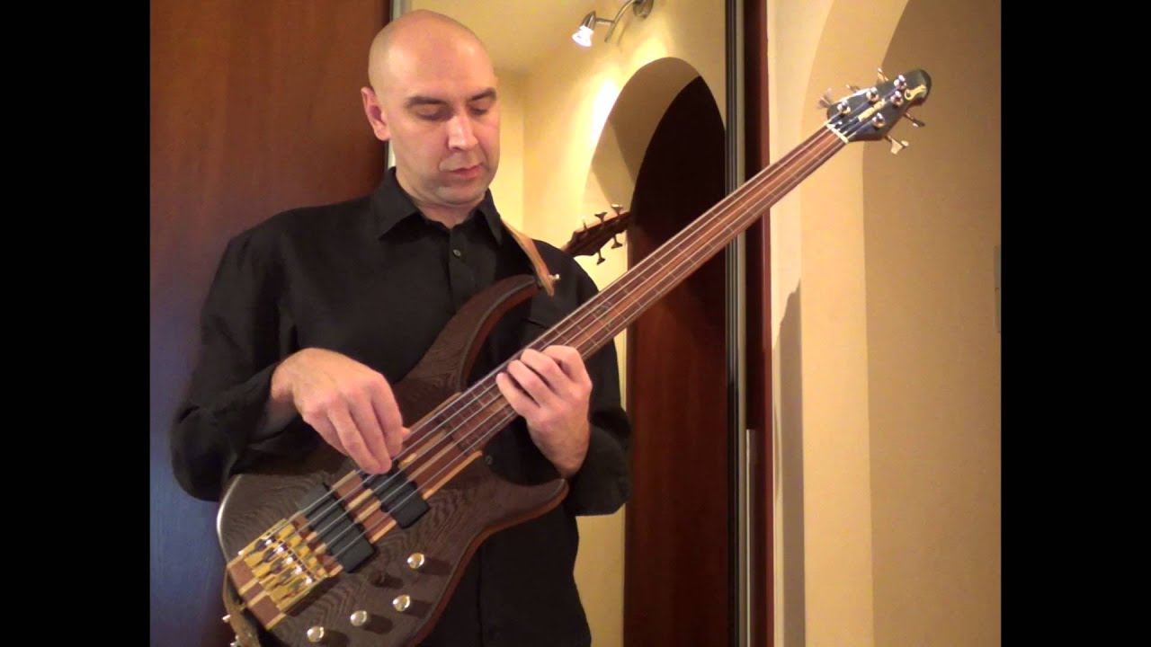J S  BACH CELLO SUITE NO 1 PRELUDE FRETLESS BASS KRYSTIAN SIDOR