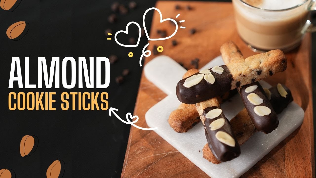 Almond Cookie Sticks | No Egg, No Maida | Perfect Tea-Time Snack! | Sanjeev Kapoor Khazana