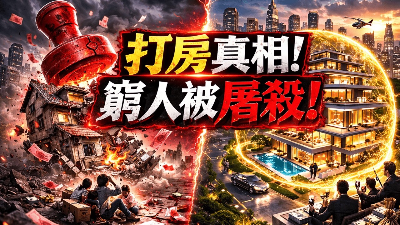 央行打房是窮人的麻醉劑！交易量暴跌25%，揭開台灣房市「合法屠殺中產」的恐怖真相。
