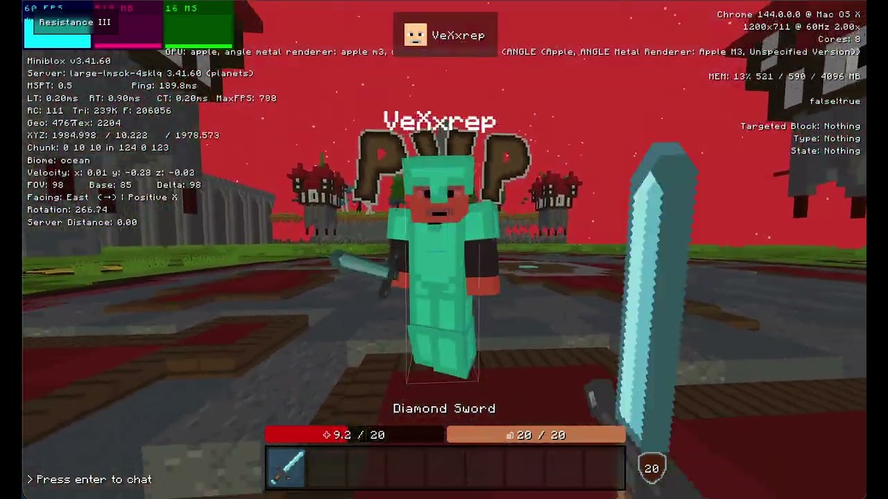 PvP Tournament in Miniblox