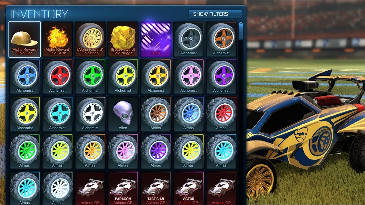 Every Painted Item in Rocket League Inventory Showcase! 1469 Painted Items!
