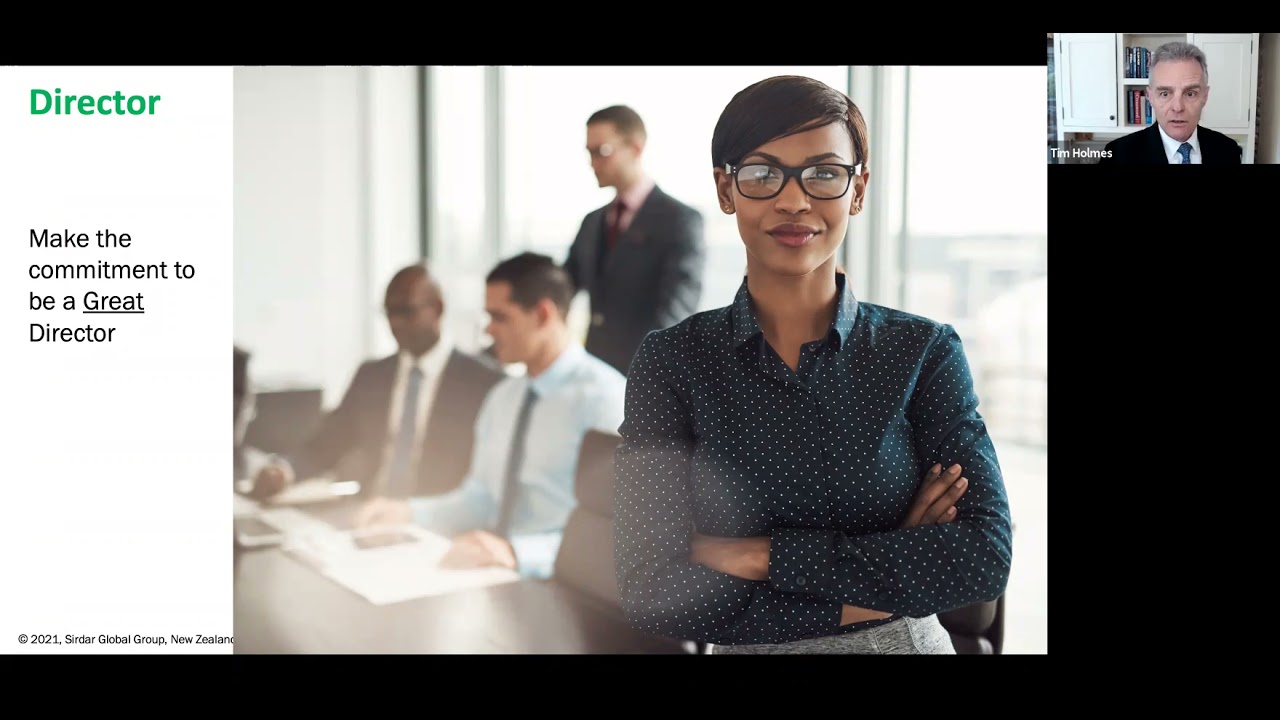 Why constant director development is critical.