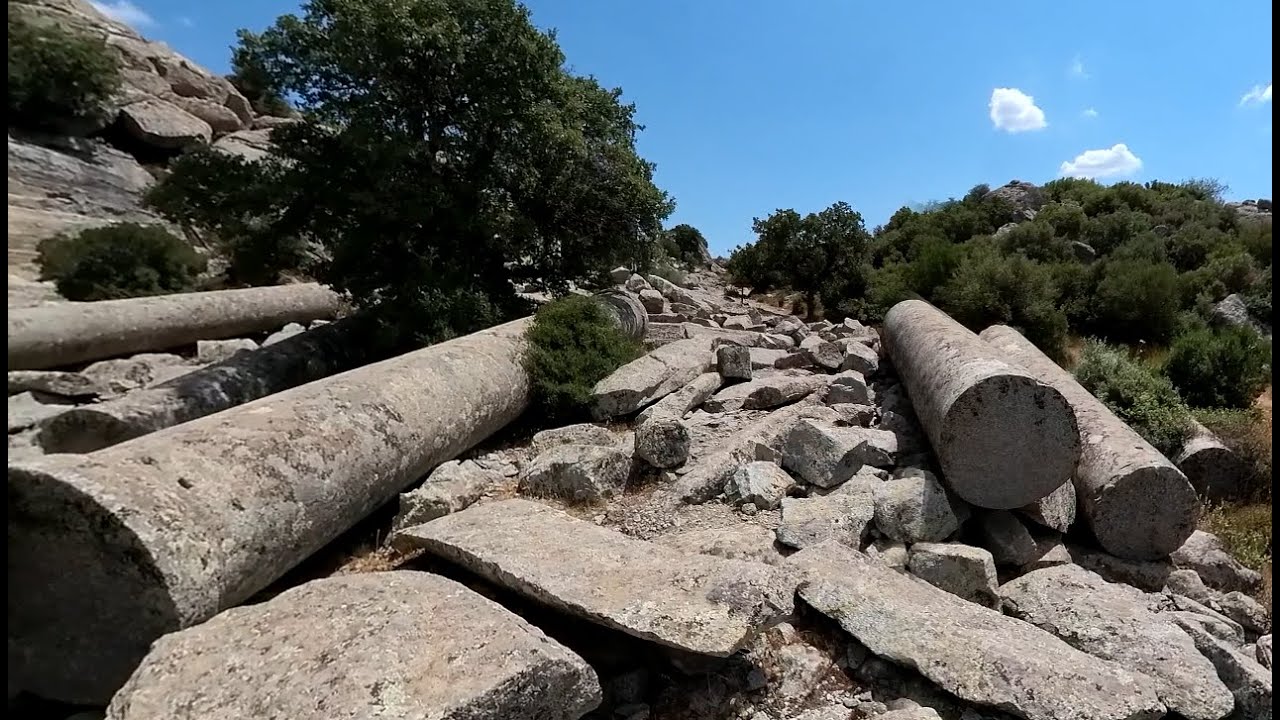 Kestanbol Antik Granit Taş Ocağı 360° VR video  ( Çanakkale )