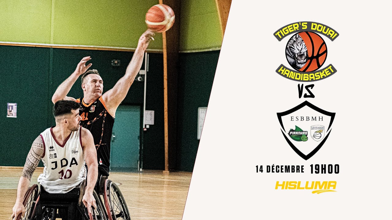 Handibasket: Tiger's Douai vs Ent. Blanquefort x Bordeaux