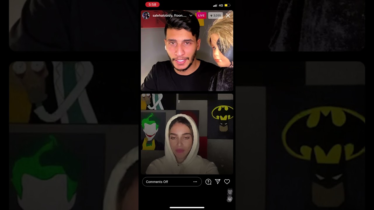 فتون و صالح العبيدي لايف انستا| الحق تحليل شخصية فتون بكت😱😭