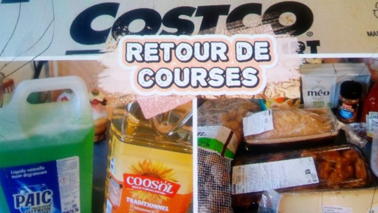 retour de courses # retour de courses costco # avec les prix # costcofrance ✔