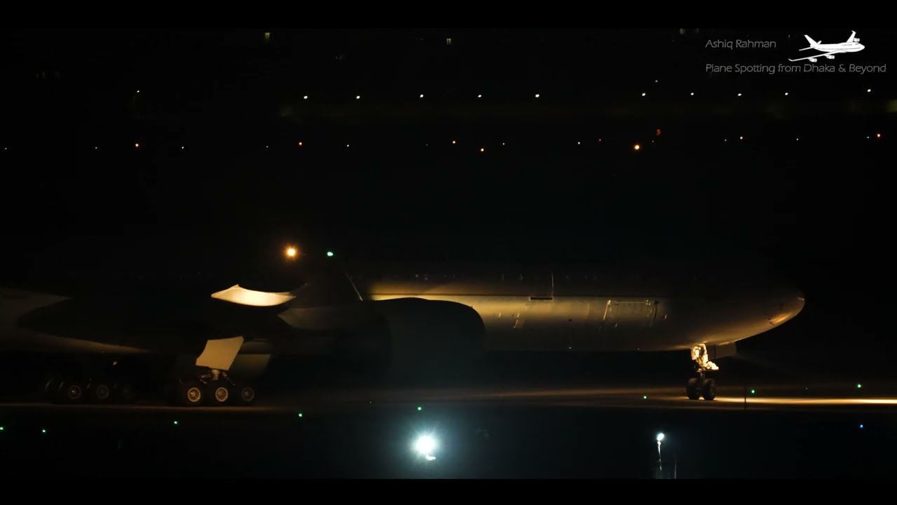 Boeing 777-300ER Night Landings at Dhaka