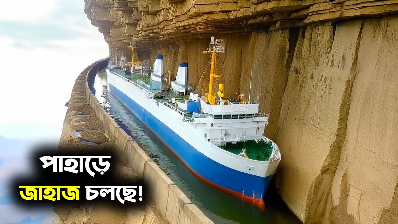 পাহাড়ে জাহাজ চলছে ! চীন কিভাবে অসম্ভব কে সম্ভব করেছে ?