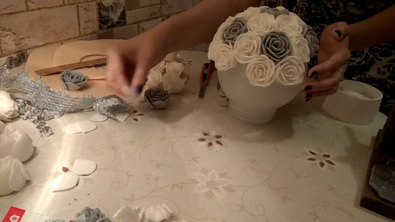 Светильник - букет.  1 часть. Lamp - a bouquet. 1 part.