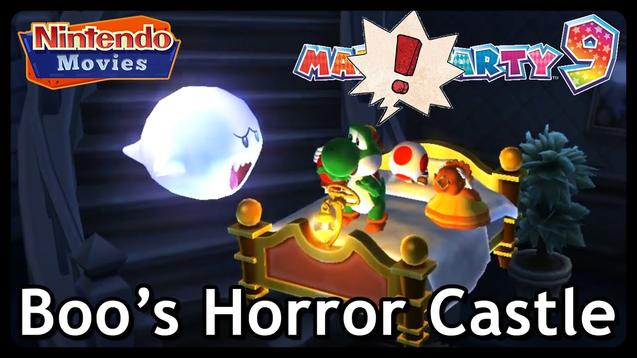 Mario Party 9: Boo's Horror Castle (2 players, Mario VS Yoshi VS Toad VS Daisy)