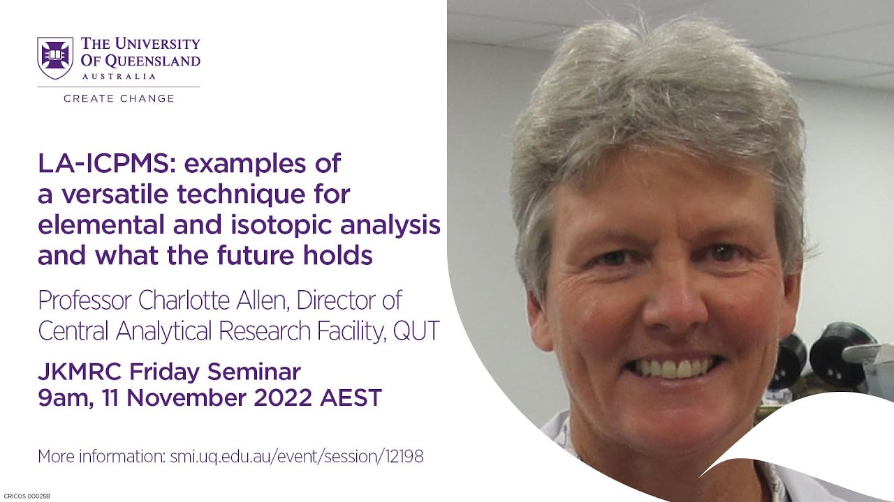 LA-ICPMS: a versatile technique for elemental & isotopic analysis &ndash; Charlotte Allen
