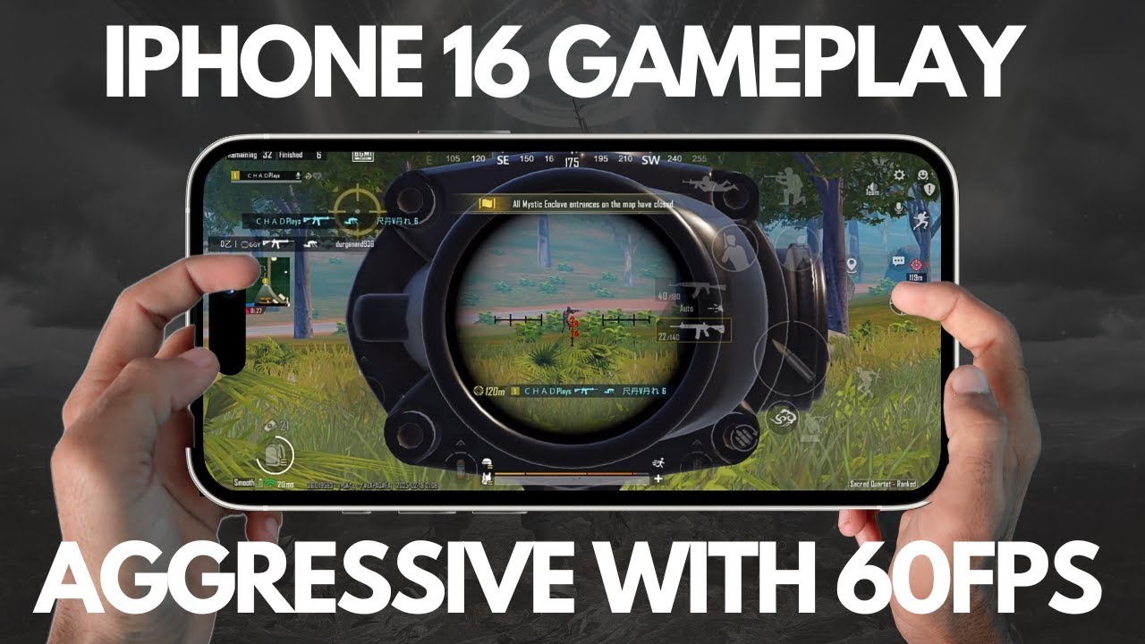 iPhone 16 Bgmi Test | For Gaming ?! | iPhone 16 Bgmi 3.5 Update Test | Bgmi 120Fps Update