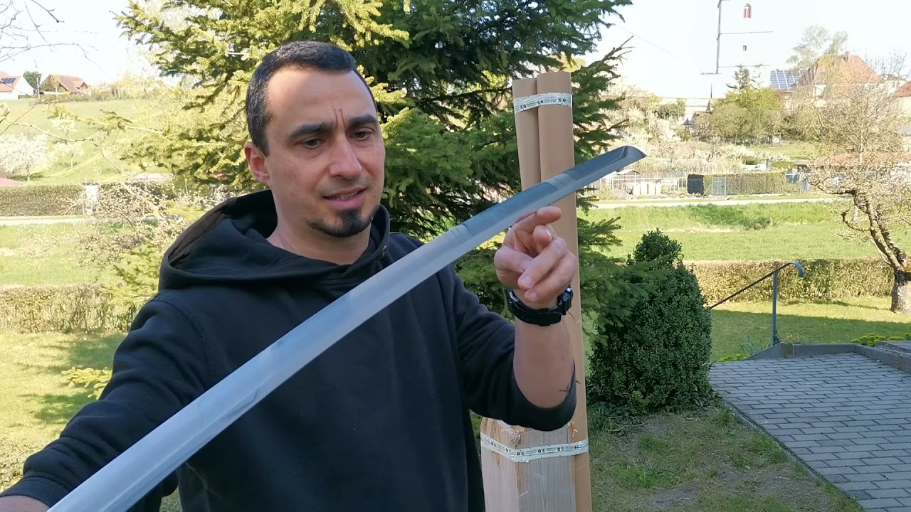 Xtrem Test - Yari No Hanzo  Custom Extrem  YARI ARI Spezial Katana - 9fache BeachMat u. KartonRollen