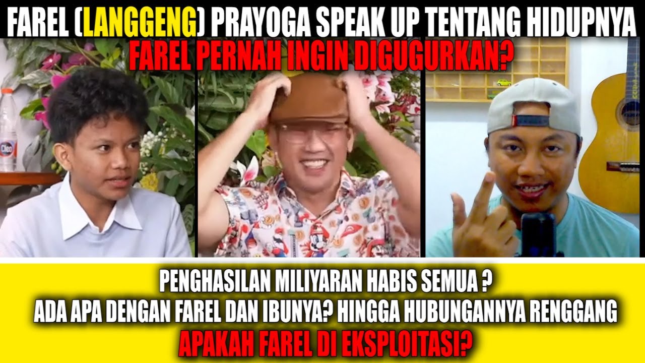 VIRAL!! FAREL (LANGGENG) PRAYOGA SPEAK UP TENTANG KEHIDUPAN PRIBADINYA | SALUT DAN KUAT | BNB REACT