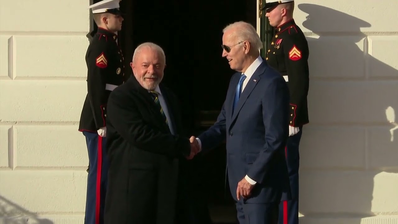BBC WORLD TV: Lula and Biden meeting